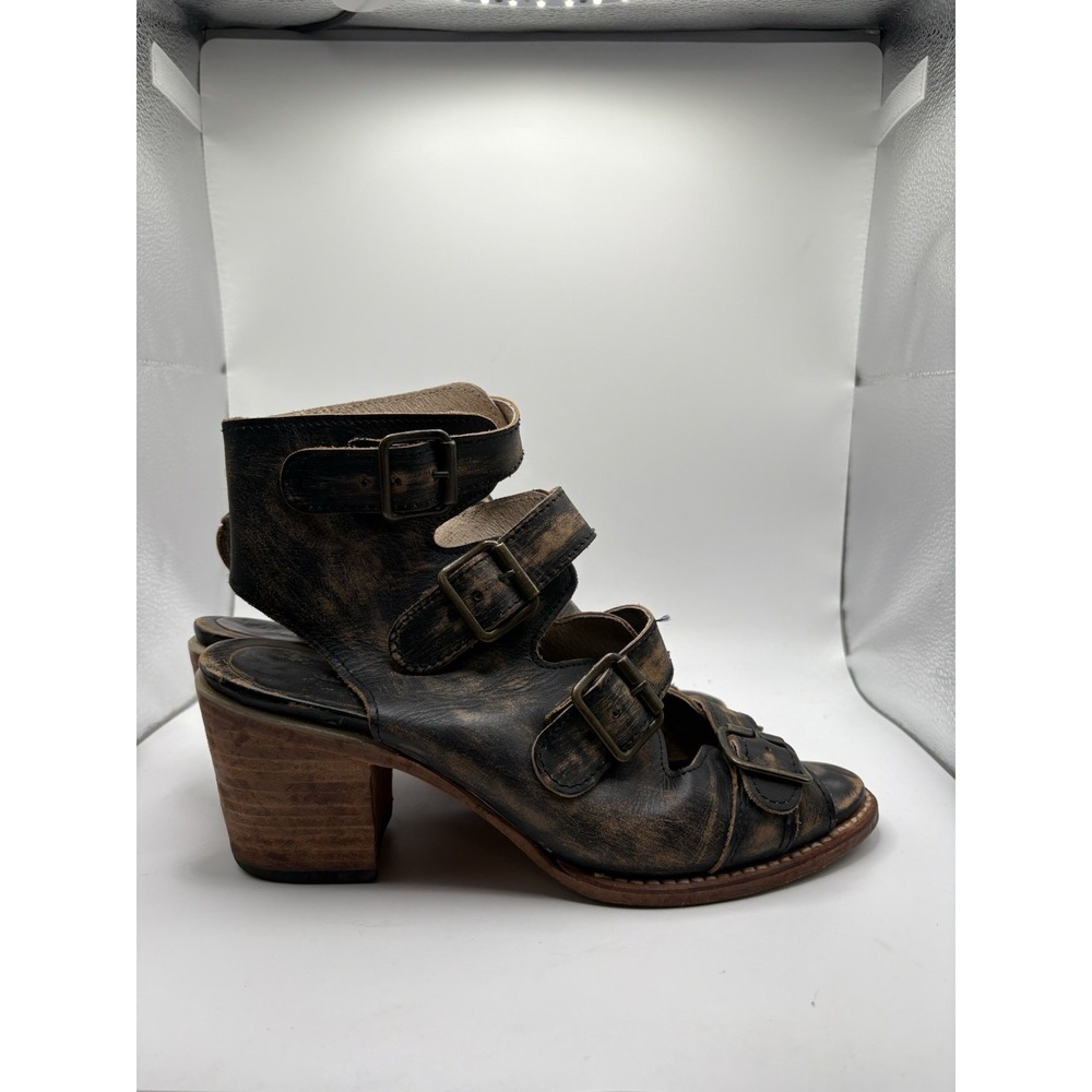 Freebird by Steven Quail Gladiator Bootie Heel Sandals Women US 9